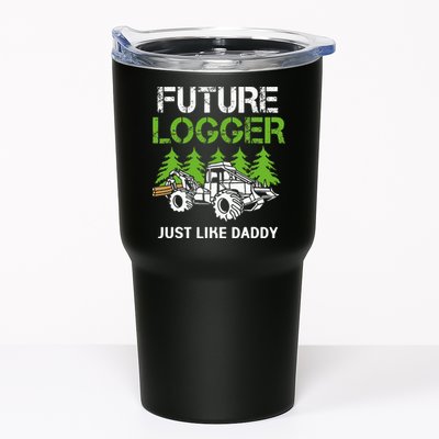 Future Logger Just Like Daddy Logger Tumbler