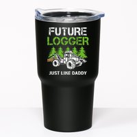 Future Logger Just Like Daddy Logger Tumbler