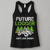 Future Logger Just Like Daddy Logger Womens Tank Top