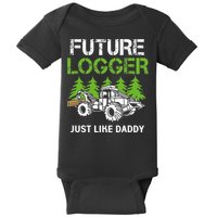 Future Logger Just Like Daddy Logger Baby Bodysuit