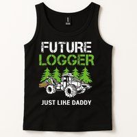 Future Logger Just Like Daddy Logger Tank Top