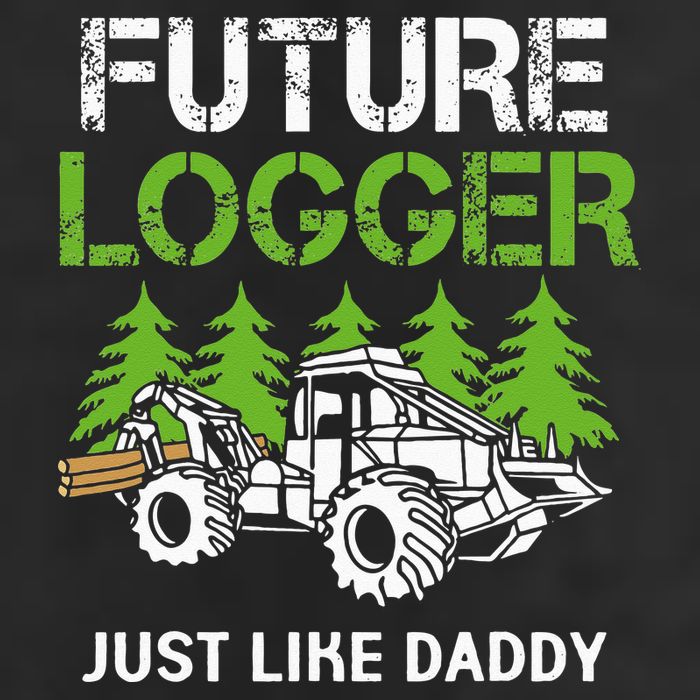 Future Logger Just Like Daddy Logger Microfiber Hand Towel
