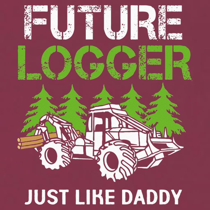 Future Logger Just Like Daddy Logger 16oz Travel Tumbler