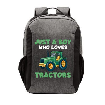 Farm Lifestyle Just A Boy Who Loves Tractors Vector Backpack