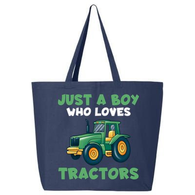 Farm Lifestyle Just A Boy Who Loves Tractors 25L Jumbo Tote