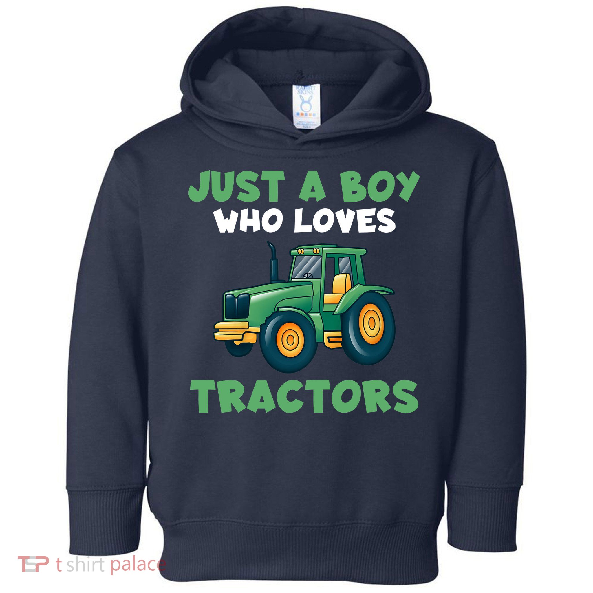 Farm Lifestyle Just A Boy Who Loves Tractors Toddler Hoodie