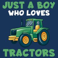 Farm Lifestyle Just A Boy Who Loves Tractors Zip Tote Bag