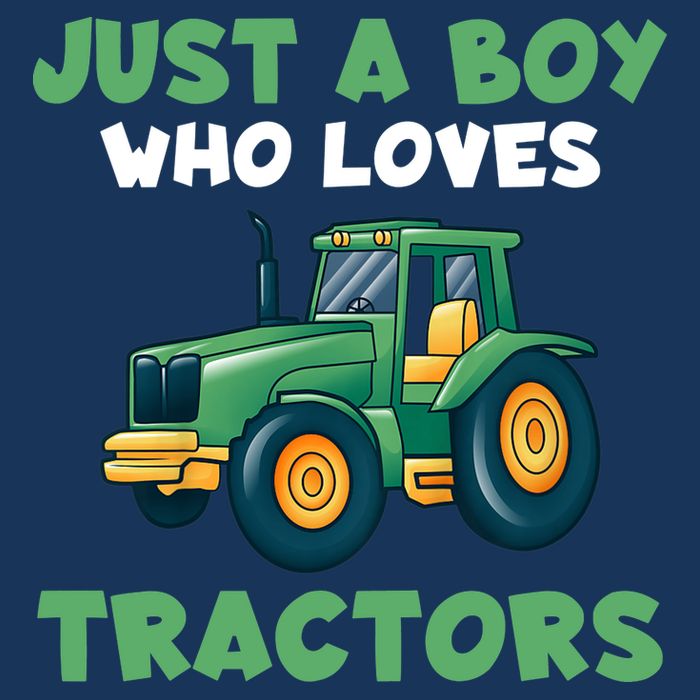 Farm Lifestyle Just A Boy Who Loves Tractors Zip Tote Bag