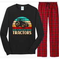 Farm Lifestyle Just A Boy Who Loves Tractors Long Sleeve Pajama Set