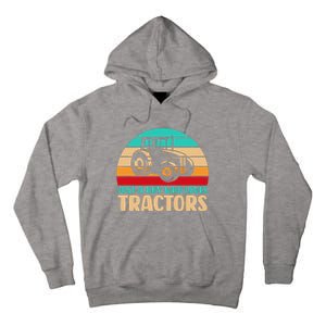 Farm Lifestyle Just A Boy Who Loves Tractors Tall Hoodie