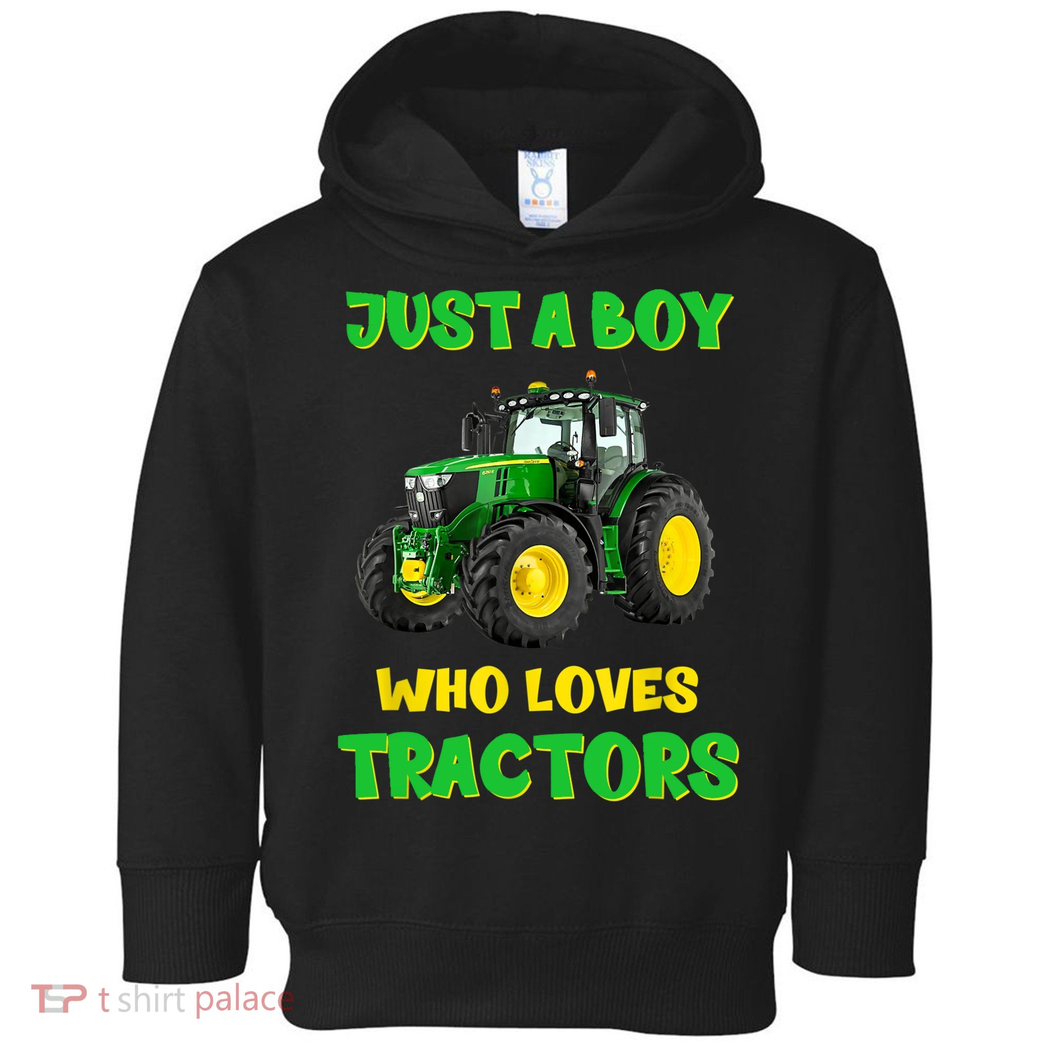 Farm Lifestyle Just A Boy Who Loves Tractors Boy Teens Toddler Hoodie
