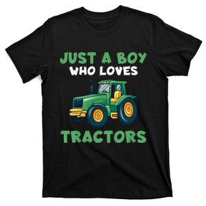 Farm Lifestyle Just A Who Loves Tractors T-Shirt