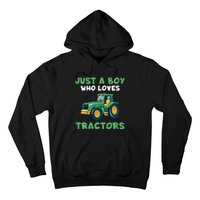 Farm Lifestyle Just A Boy Who Loves Tractors Hoodie