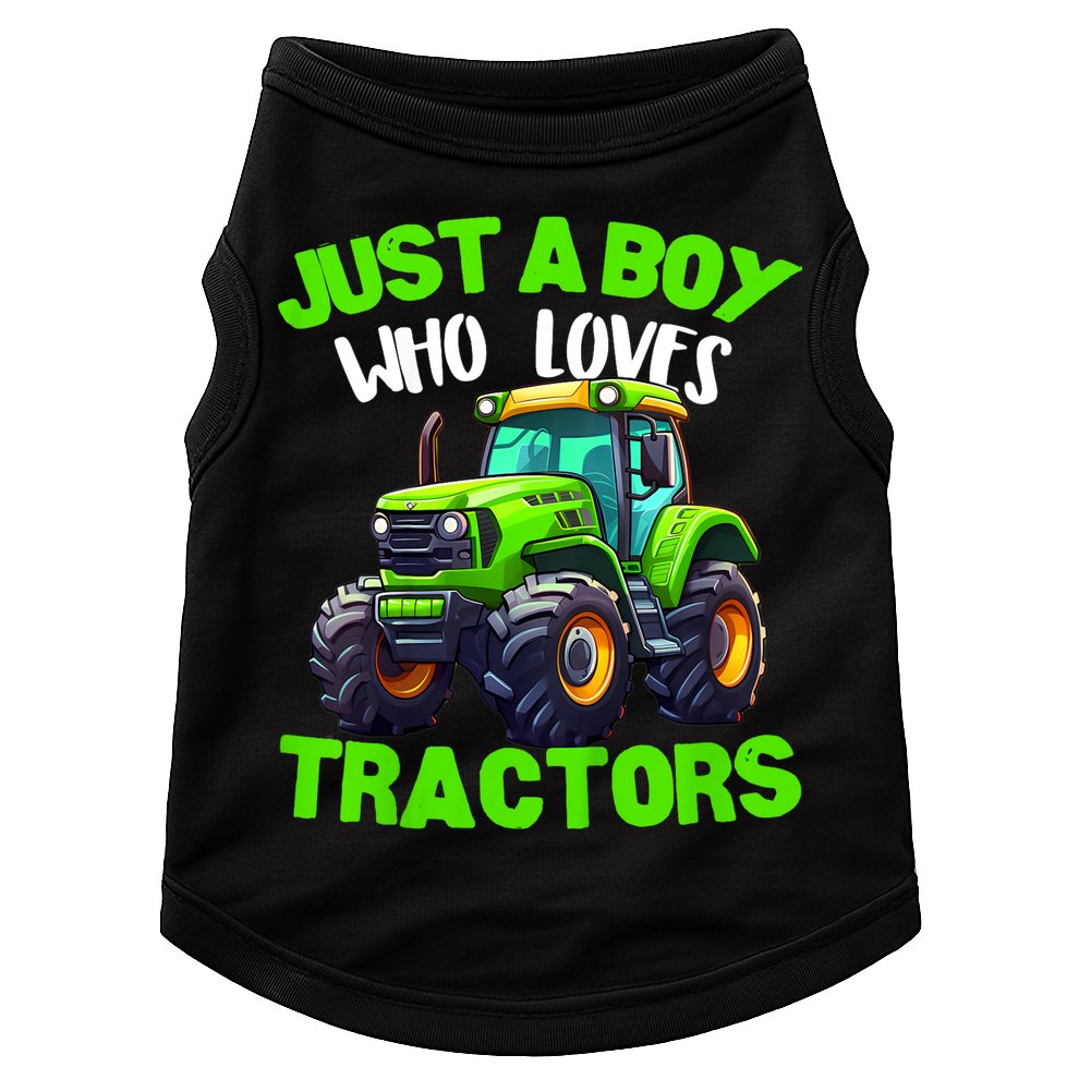 Farm Lifestyle Kids Tractor Lover Cute | & Girls Doggie Tank