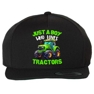 Farm Lifestyle Kids Tractor Lover Cute | & Girls Wool Snapback Cap