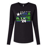 Funny Luka Kyrie 24 For President Kyrie First Name Womens Cotton Relaxed Long Sleeve T-Shirt