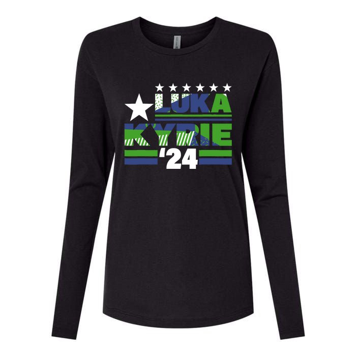 Funny Luka Kyrie 24 For President Kyrie First Name Womens Cotton Relaxed Long Sleeve T-Shirt