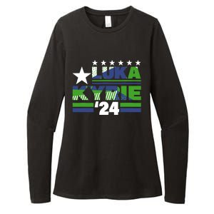 Funny Luka Kyrie 24 For President Kyrie First Name Womens CVC Long Sleeve Shirt