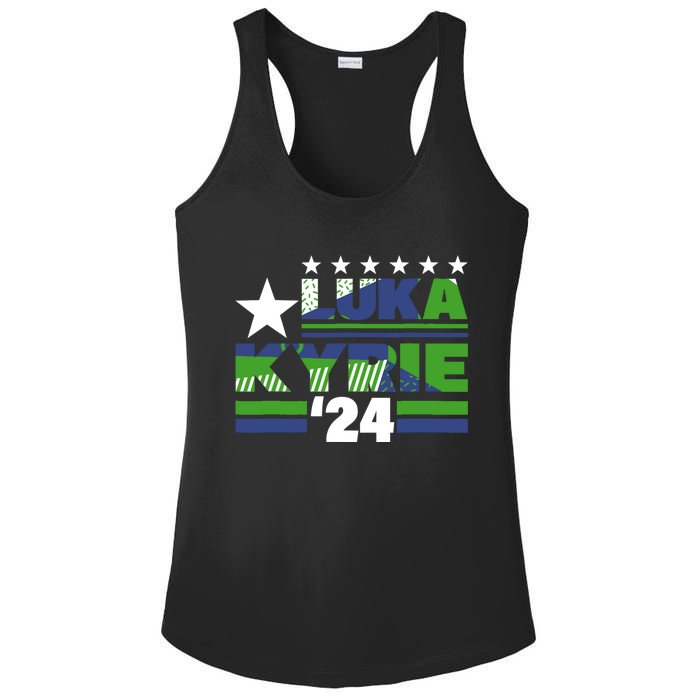 Funny Luka Kyrie 24 For President Kyrie First Name Ladies PosiCharge Competitor Racerback Tank