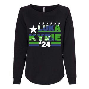 Funny Luka Kyrie 24 For President Kyrie First Name Womens California Wash Sweatshirt