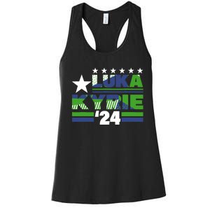 Funny Luka Kyrie 24 For President Kyrie First Name Women's Racerback Tank