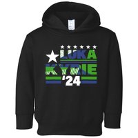 Funny Luka Kyrie 24 For President Kyrie First Name Toddler Hoodie