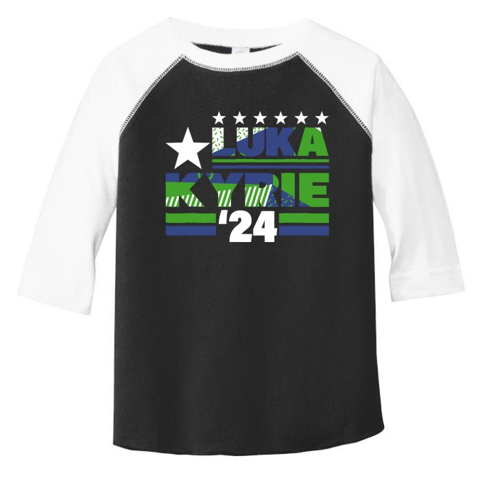 Funny Luka Kyrie 24 For President Kyrie First Name Toddler Fine Jersey T-Shirt