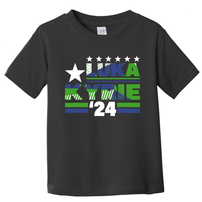 Funny Luka Kyrie 24 For President Kyrie First Name Toddler T-Shirt