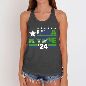 Funny Luka Kyrie 24 For President Kyrie First Name Women's Knotted Racerback Tank