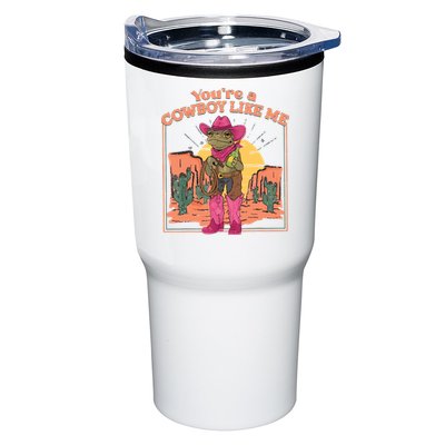 Youre A Cowboy Like Me Funny Frog Hat Cowgirl Tumbler