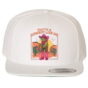 Youre A Cowboy Like Me Funny Frog Hat Cowgirl Wool Snapback Cap