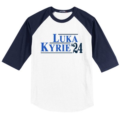 Funny Luka Kyrie 24 For President Kyrie First Name Baseball Sleeve Shirt