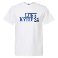 Funny Luka Kyrie 24 For President Kyrie First Name Garment-Dyed Heavyweight T-Shirt