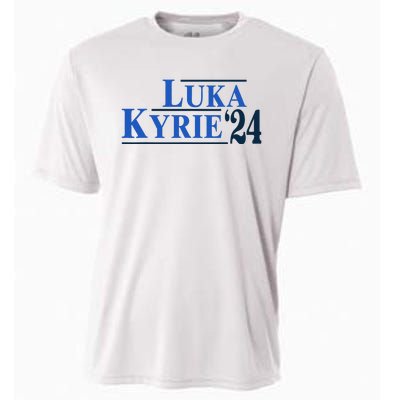 Funny Luka Kyrie 24 For President Kyrie First Name Cooling Performance Crew T-Shirt