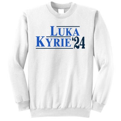 Funny Luka Kyrie 24 For President Kyrie First Name Sweatshirt