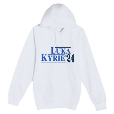 Funny Luka Kyrie 24 For President Kyrie First Name Premium Pullover Hoodie