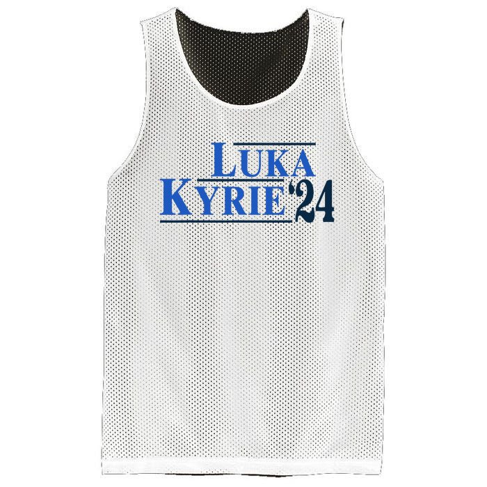 Funny Luka Kyrie 24 For President Kyrie First Name Mesh Reversible Basketball Jersey Tank