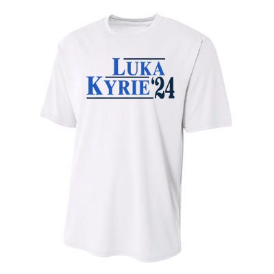 Funny Luka Kyrie 24 For President Kyrie First Name Performance Sprint T-Shirt