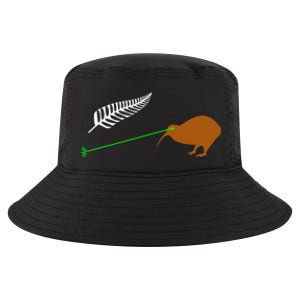 Funny Laser Kiwi Flag New Zealand Popular Choice Cool Comfort Performance Bucket Hat