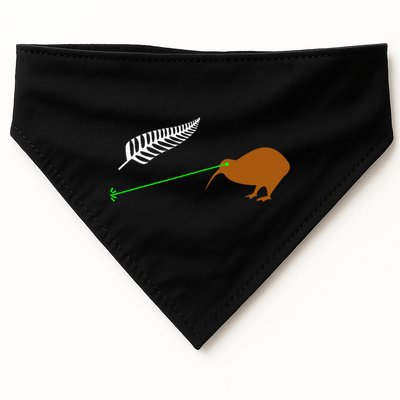 Funny Laser Kiwi Flag New Zealand Popular Choice USA-Made Doggie Bandana