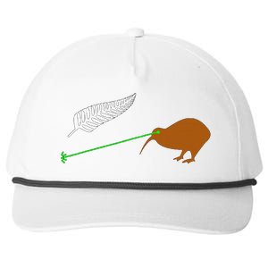 Funny Laser Kiwi Flag New Zealand Popular Choice Snapback Five-Panel Rope Hat