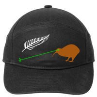 Funny Laser Kiwi Flag New Zealand Popular Choice 7-Panel Snapback Hat