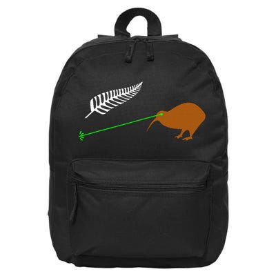 Funny Laser Kiwi Flag New Zealand Popular Choice 16 in Basic Backpack