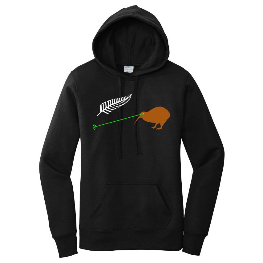 Funny Laser Kiwi Flag New Zealand Popular Choice Women's Pullover Hoodie