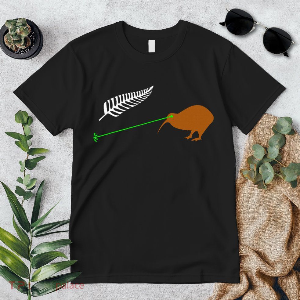 Funny Laser Kiwi Flag New Zealand Popular Choice Premium T-Shirt