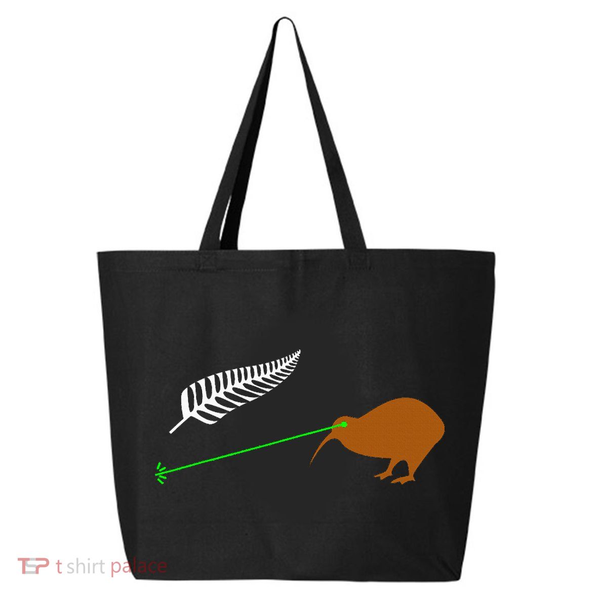 Funny Laser Kiwi Flag New Zealand Popular Choice 25L Jumbo Tote