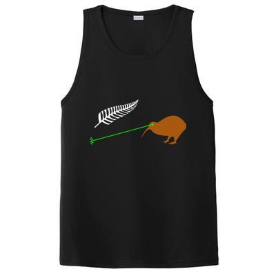 Funny Laser Kiwi Flag New Zealand Popular Choice PosiCharge Competitor Tank