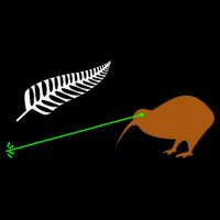 Funny Laser Kiwi Flag New Zealand Popular Choice Women's T-Shirt