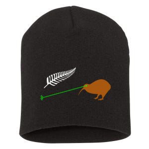 Funny Laser Kiwi Flag New Zealand Popular Choice Short Acrylic Beanie