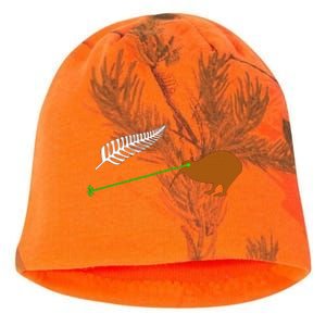 Funny Laser Kiwi Flag New Zealand Popular Choice Kati - Camo Knit Beanie